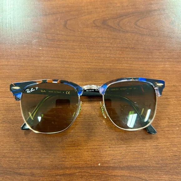 Ray-Ban Blue and Gold Men's Sunglasses FRAME - Picture 5 of 5